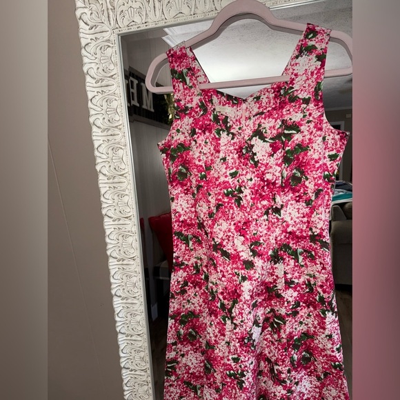 Talbots • Floral Fit and Flare Midi Dress - Picture 3 of 10